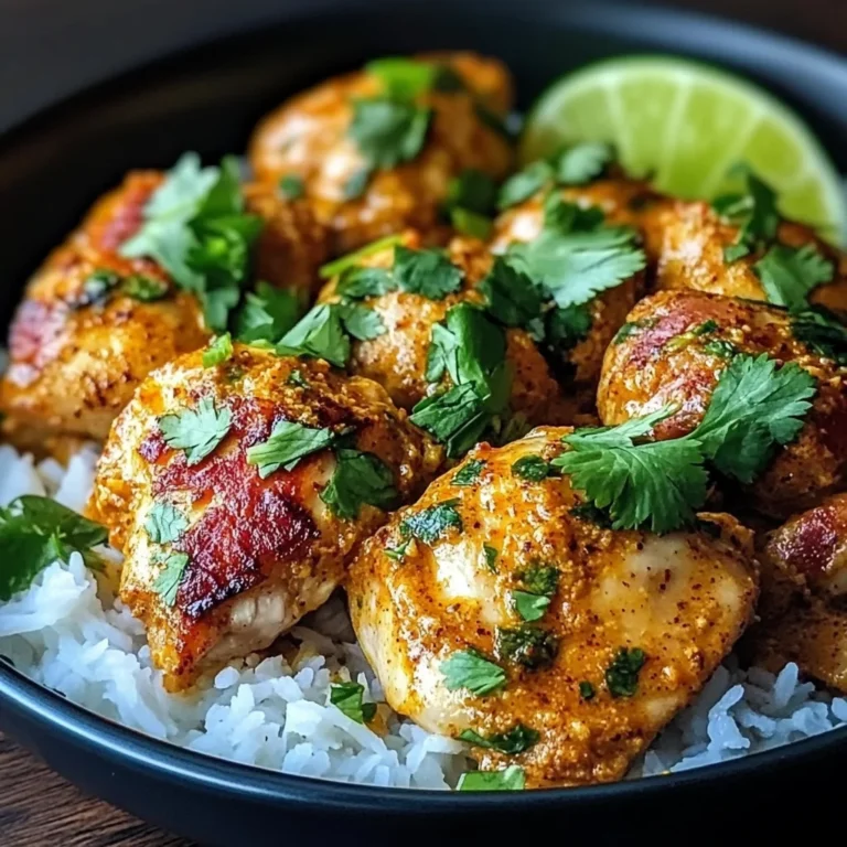 Baked Coconut Chili Chicken Thighs