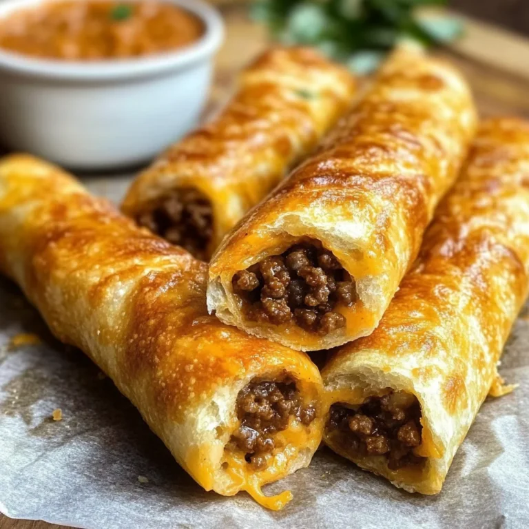 Cheesy Taco Stuffed Breadsticks with Taco Filling