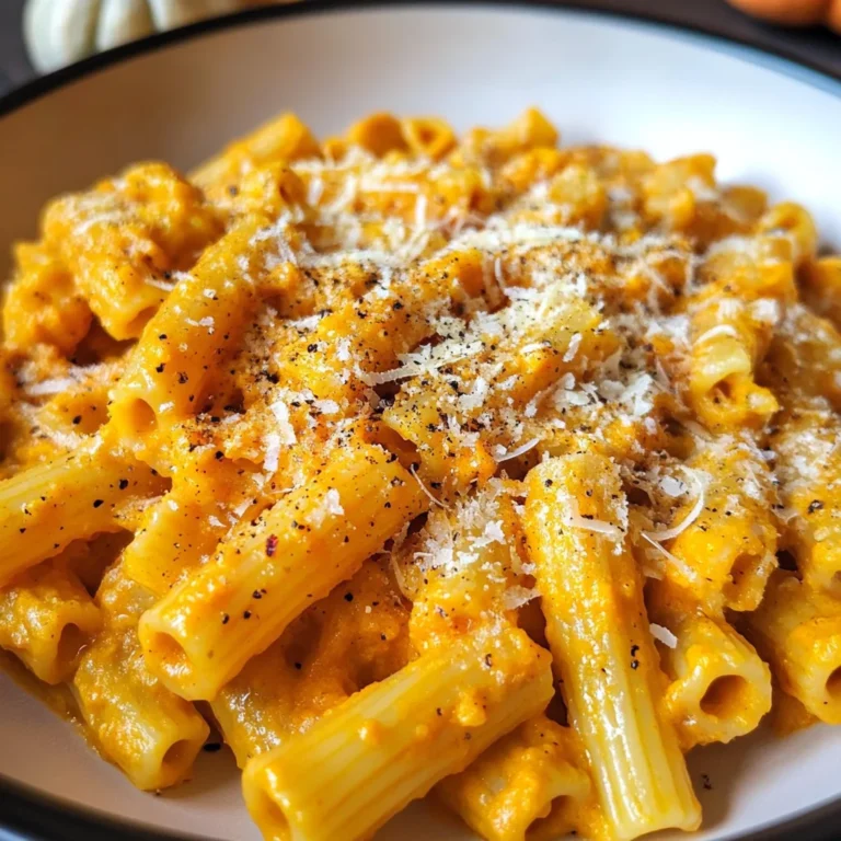 Creamy Parmesan Pumpkin Pasta