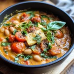 Creamy Tomato White Bean Stew