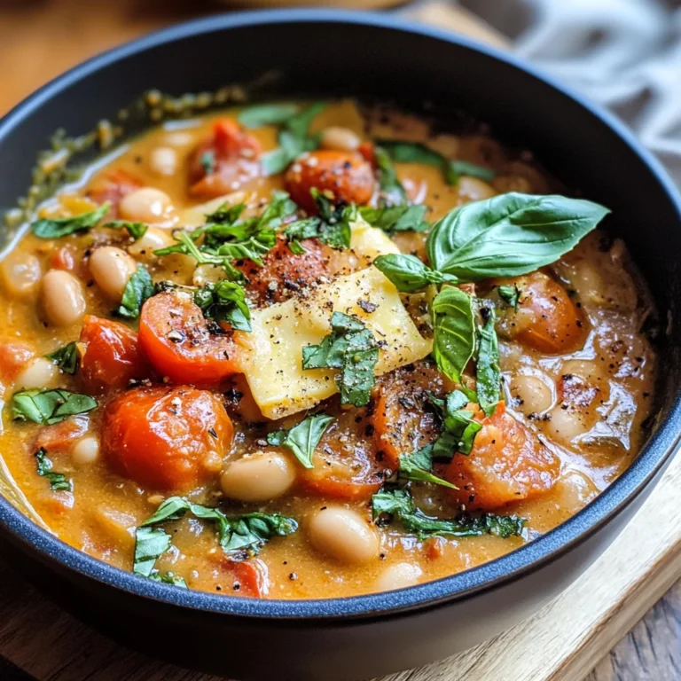 Creamy Tomato White Bean Stew