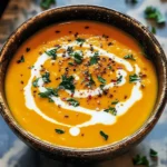 Easy Butternut Squash and Sweet Potato Soup