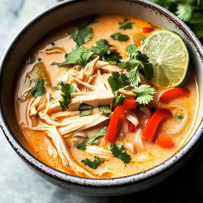 Easy Thai Coconut Chicken Soup