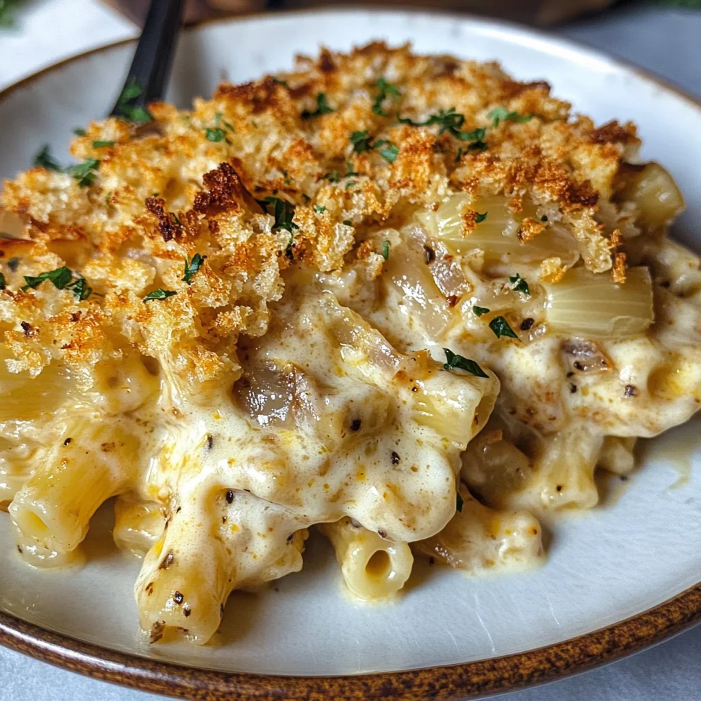 French Onion Soup Pasta Recipe