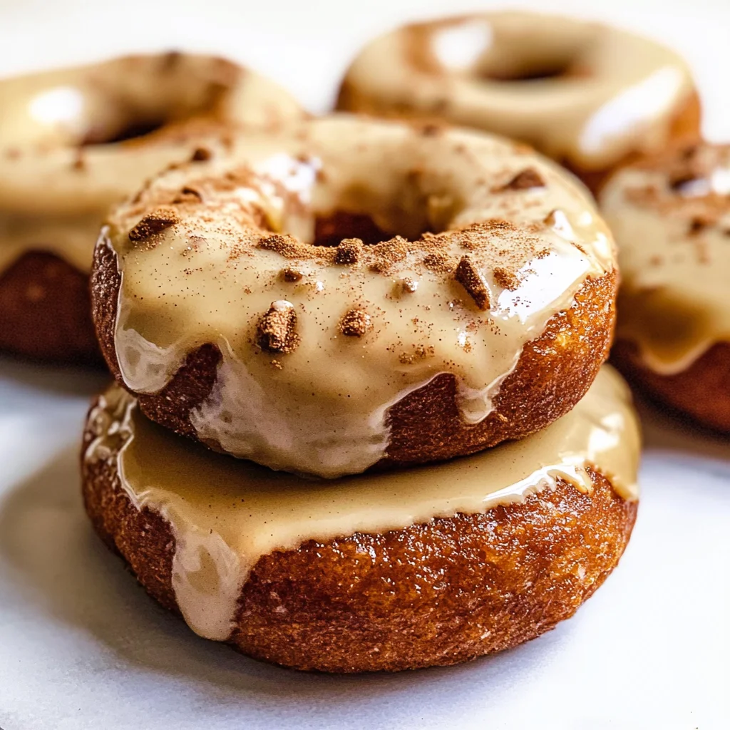 Gluten and Dairy Free Pumpkin Donuts with Maple Glaze