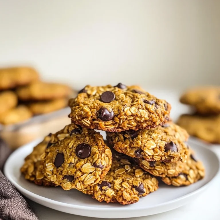 Healthy Pumpkin Oat Cookies