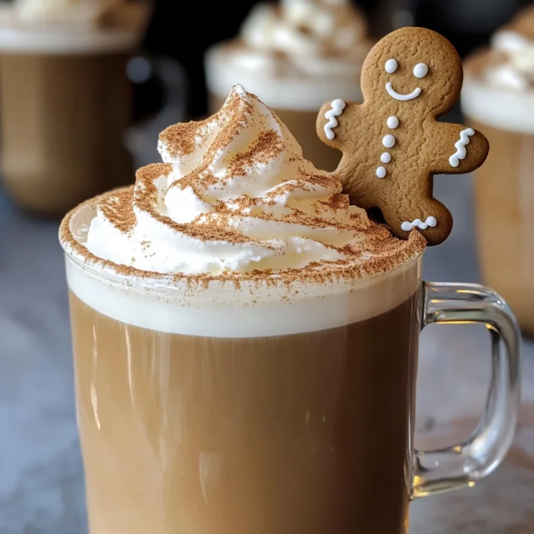 Homemade Gingerbread Latte