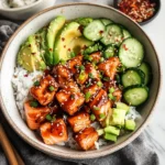 Honey Sriracha Salmon Bowls