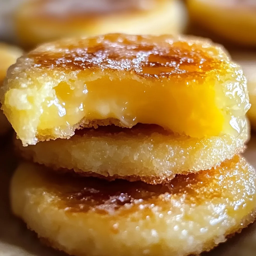 Lemon Curd Crème Brûlée Cookies - Tangy & Sweet Treat