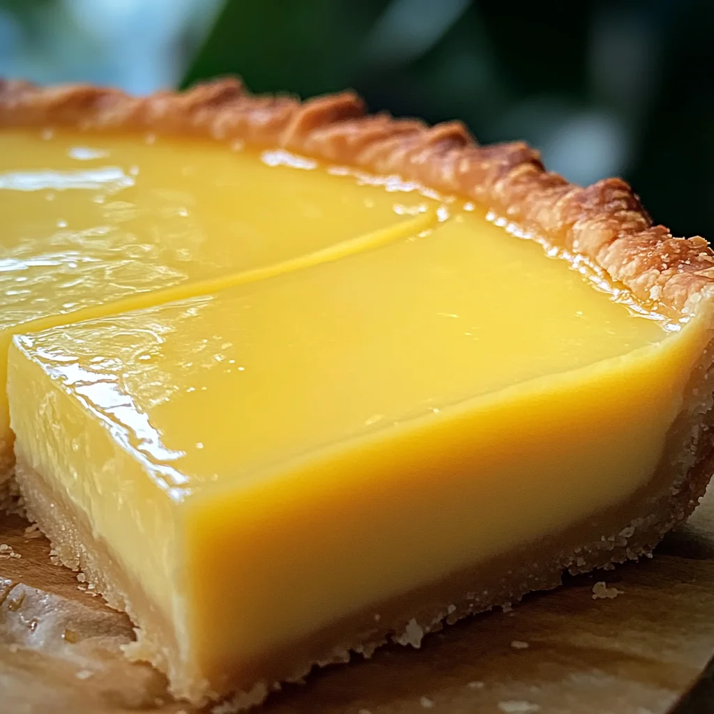 Lemon Custard Tart