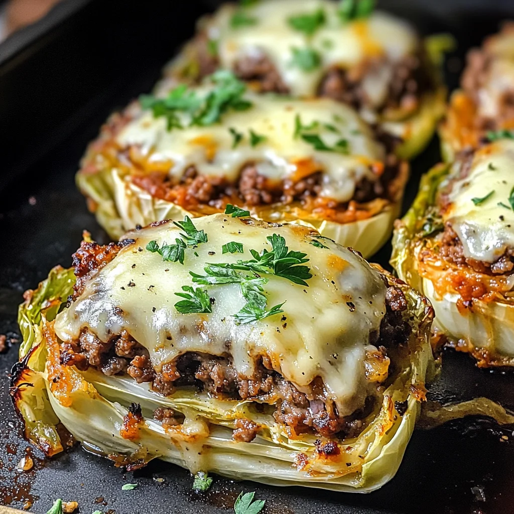 Oven-Baked Cabbage Burgers