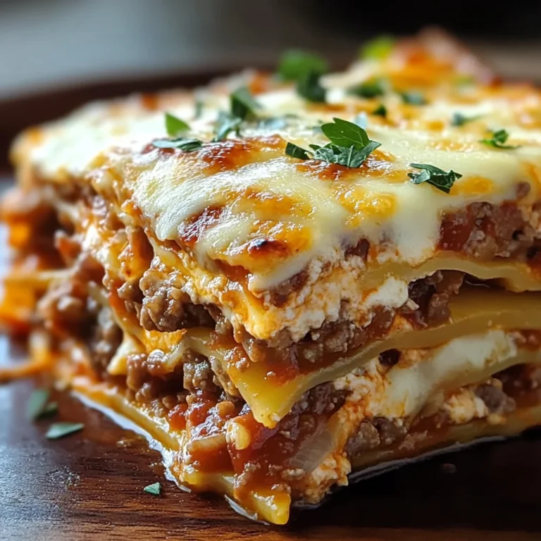 Parmesan Garlic Turkey Bacon Cheeseburger Lasagna Recipe