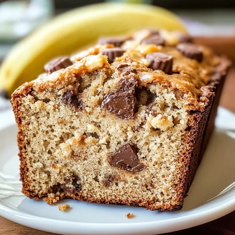 Reese's Peanut Butter Banana Bread