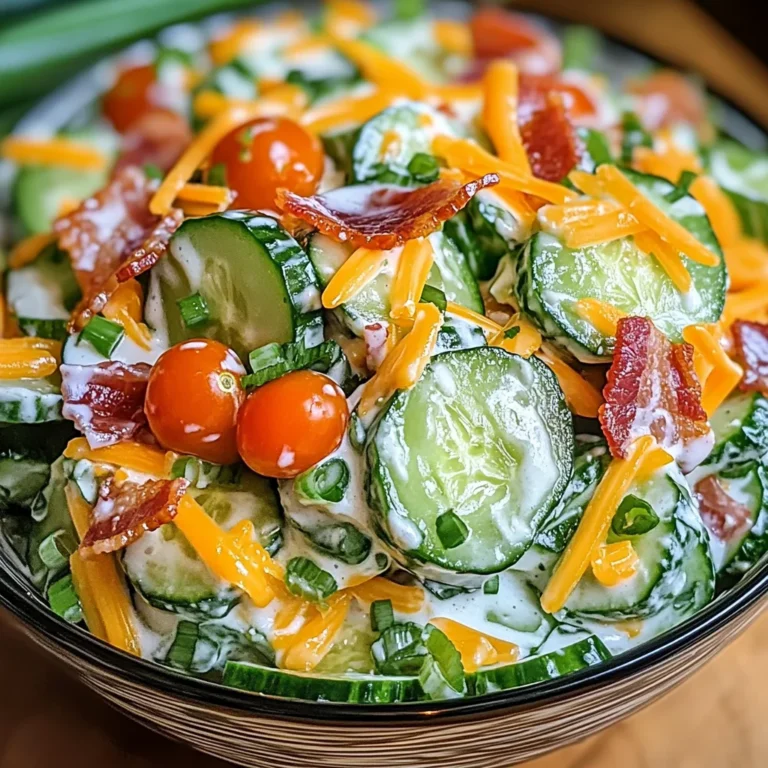 Refreshing Cucumber Ranch Crack Salad Recipe
