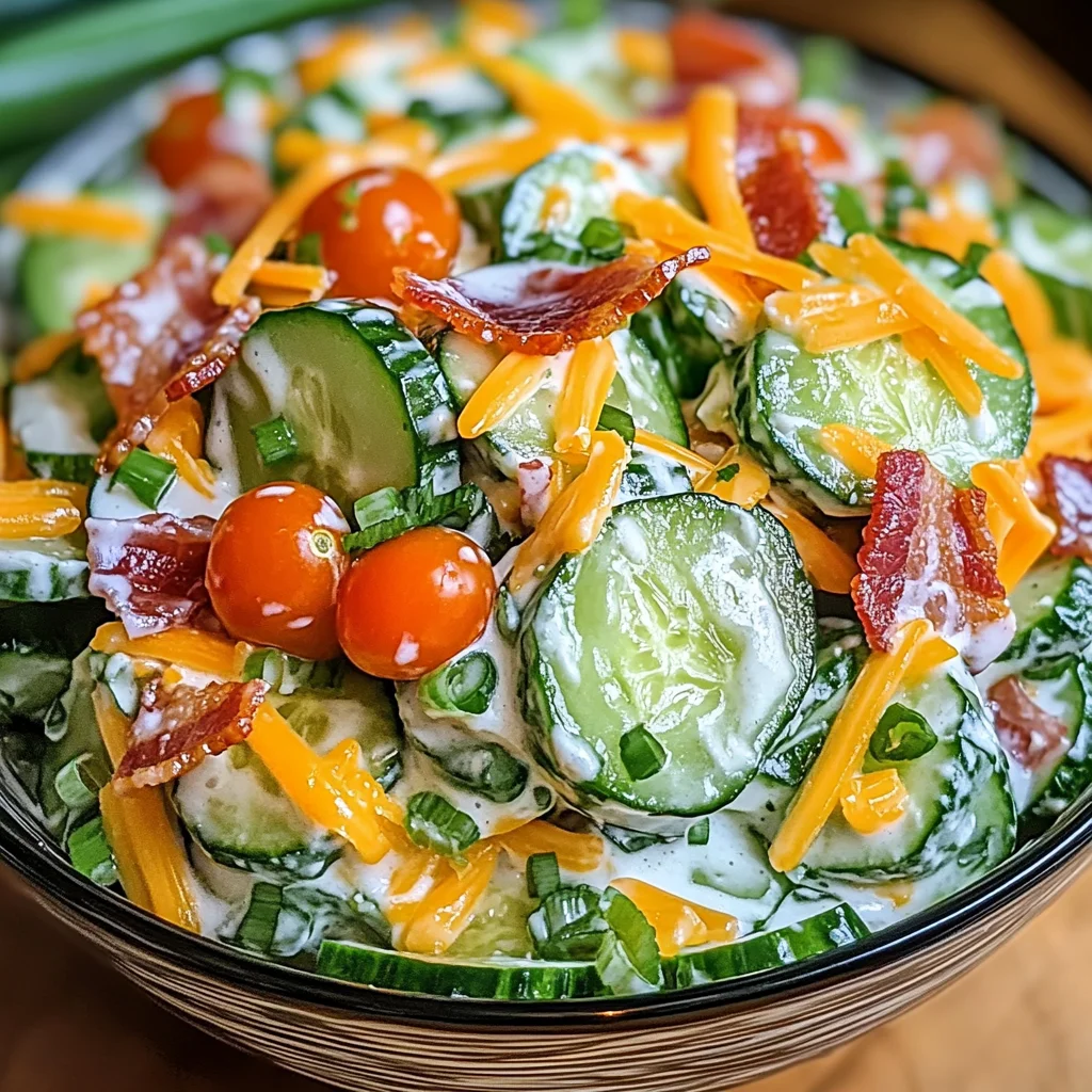 Refreshing Cucumber Ranch Crack Salad Recipe