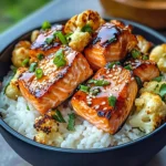 Sriracha Honey Salmon Bowls
