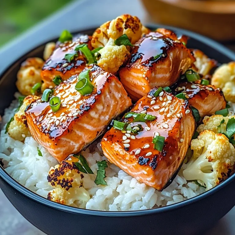Sriracha Honey Salmon Bowls