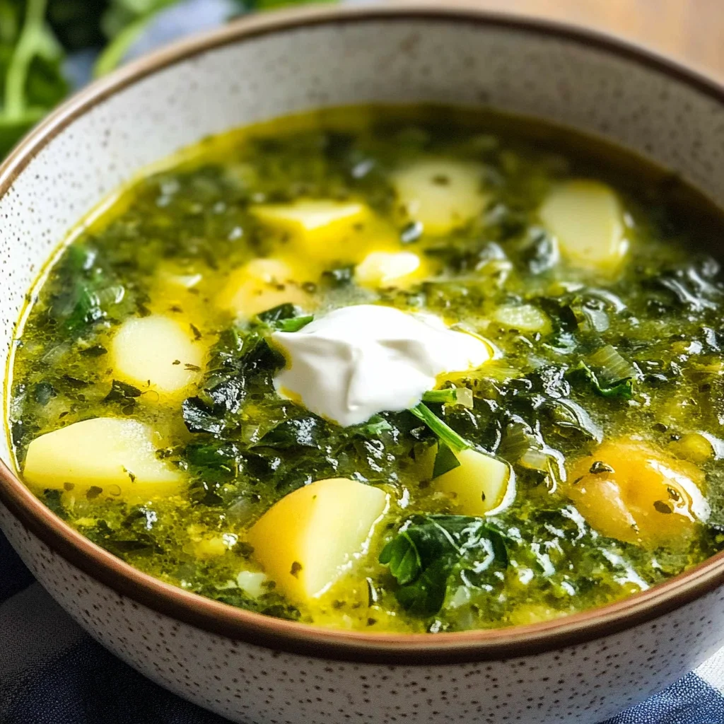 Ukrainian Green Borscht