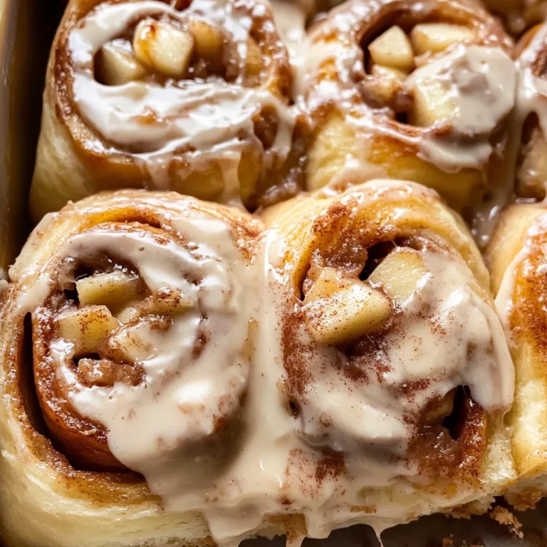 Apple Cinnamon Rolls with Apple Pie Filling