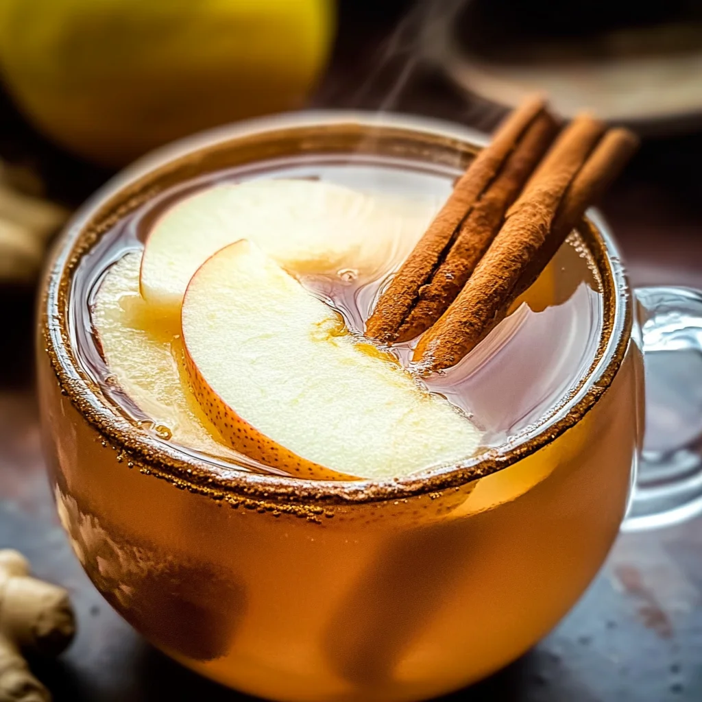 Apple Cinnamon Tea with Ginger