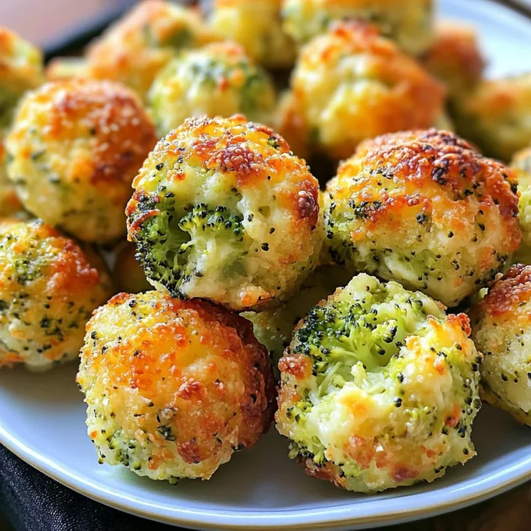 Baked Broccoli Cheese Balls