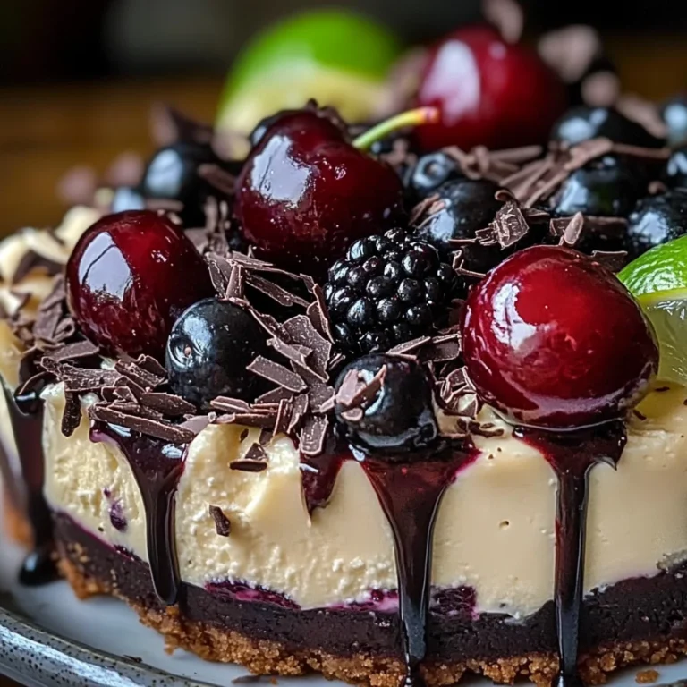 Bourbon Biscuit Cherry Cheesecake Tart