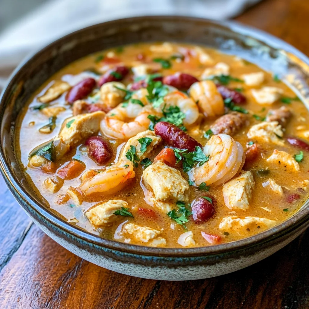 Cajun White Chicken Chili