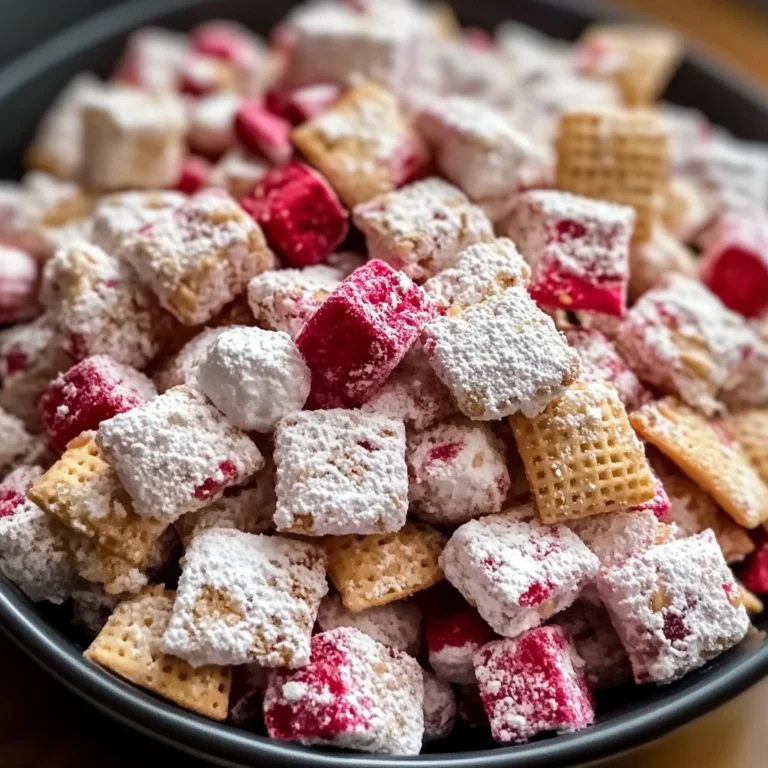 Cherry Cheesecake Puppy Chow