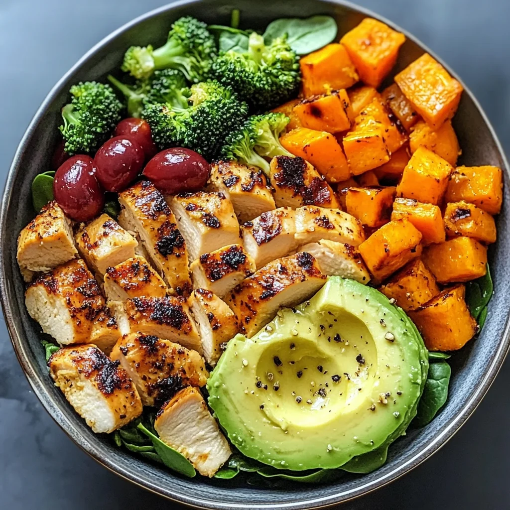 Chicken & Sweet Potato Buddha Bowl