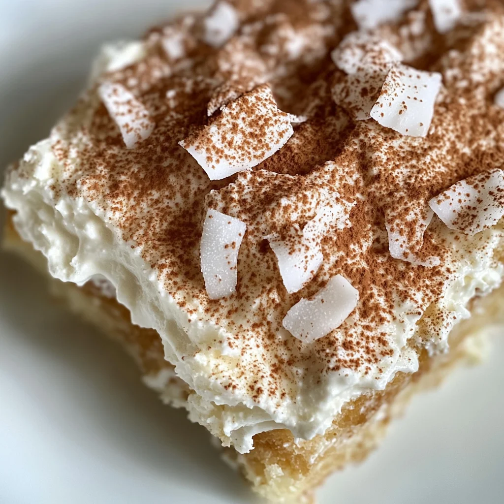 Coconut Rum (Coquito) Tiramisu