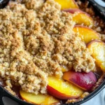 Easy Peach Crisp Recipe (Crispy & Juicy)