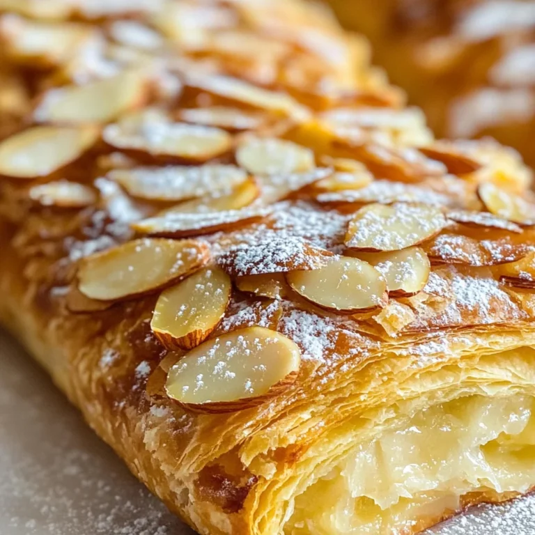 Flaky Sweet Almond Pastry