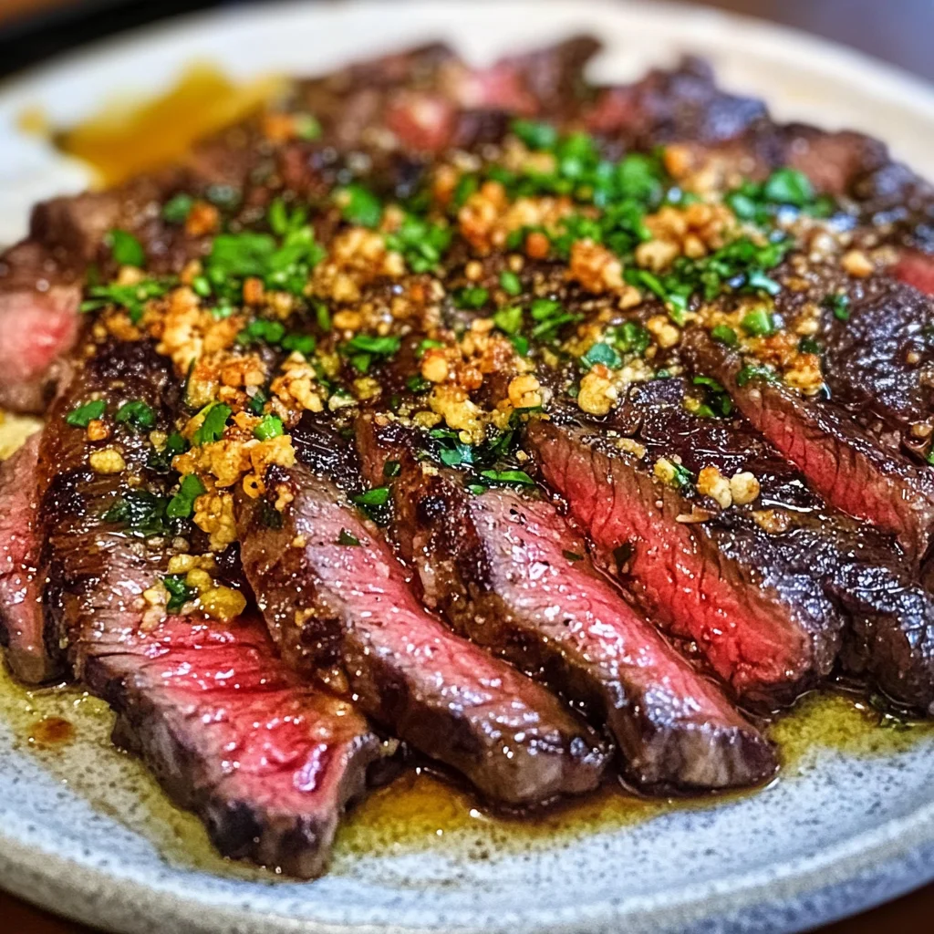 Garlic Butter Brazilian Steak