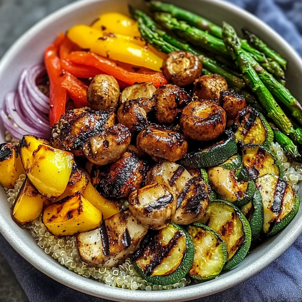 Grilled Veggie Bowl with Quinoa