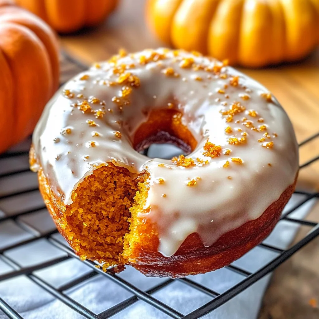 Maple Glazed Pumpkin Donuts