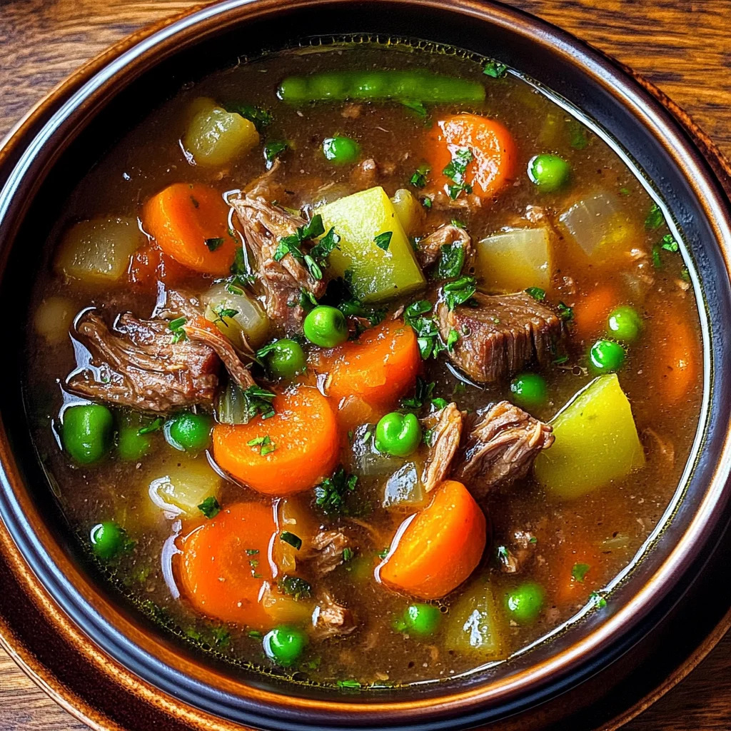 My Mom's Old-Fashioned Vegetable Beef Soup