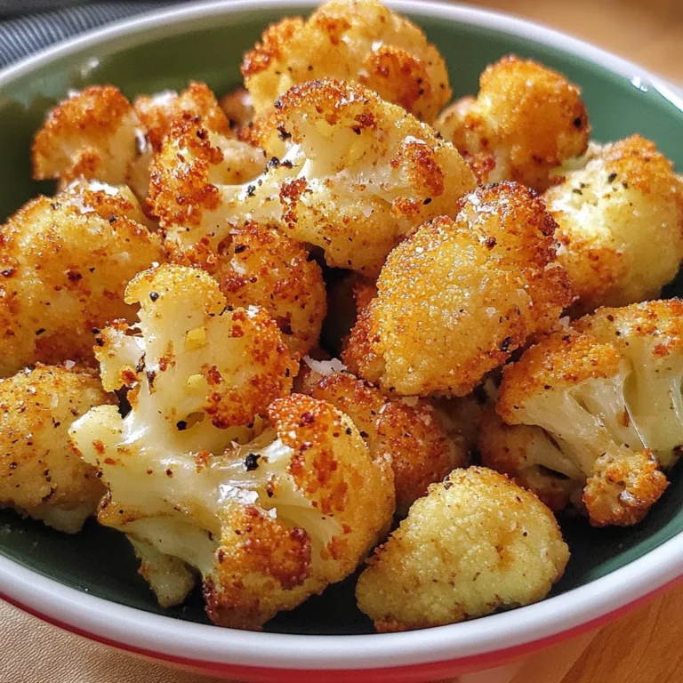 Parmesan Cauliflower Bites - Just 5 Ingredients