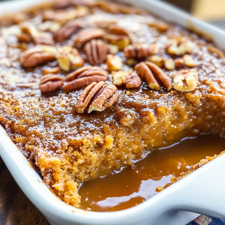 Pumpkin Pecan Cobbler
