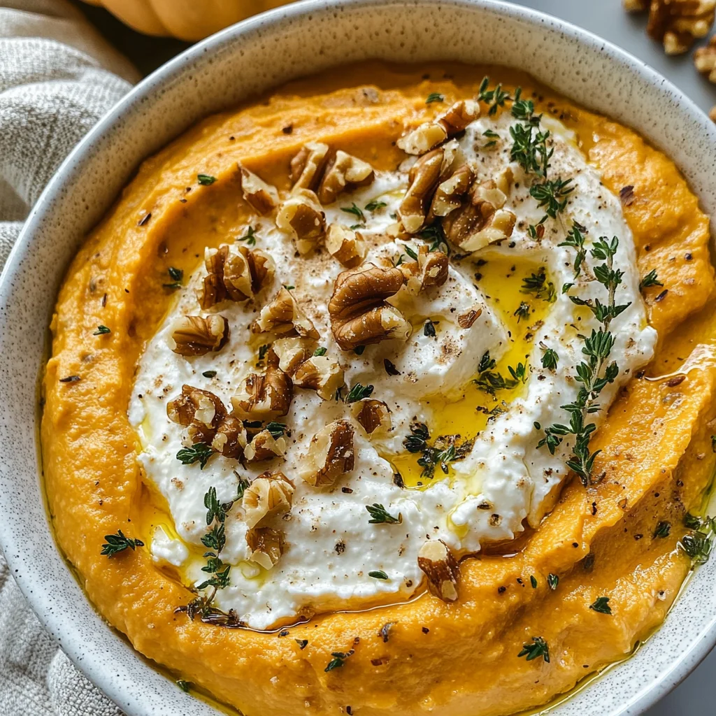 Pumpkin Whipped Feta Dip