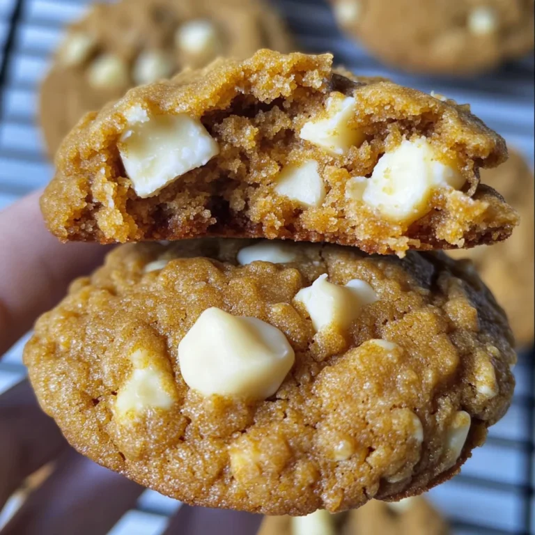 Pumpkin White Chocolate Chip Cookies Recipe
