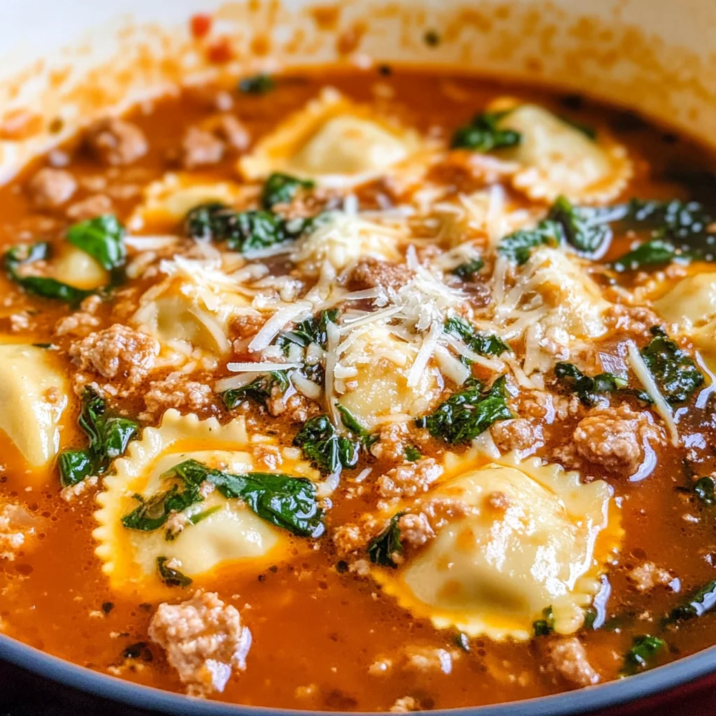 Ravioli Soup
