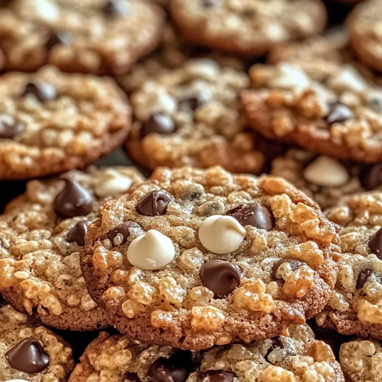 Rice Krispie Cookies with Chocolate Chips Recipe