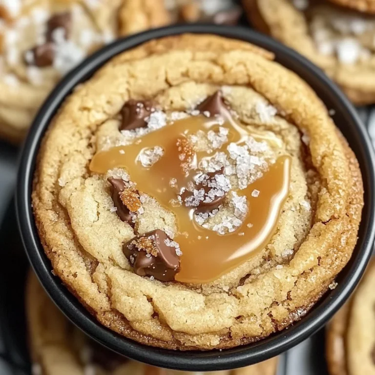 Salted Caramel Cheesecake Cookies