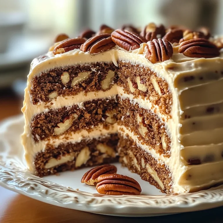 Southern Georgia Pecan Cake Recipe