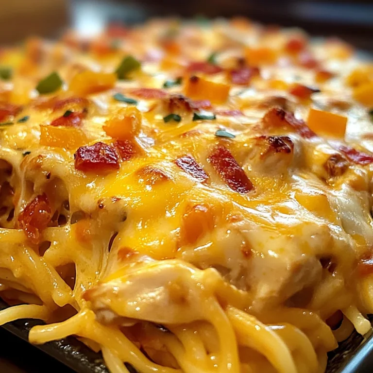Spicy Southern Cheesy Chicken Spaghetti Casserole