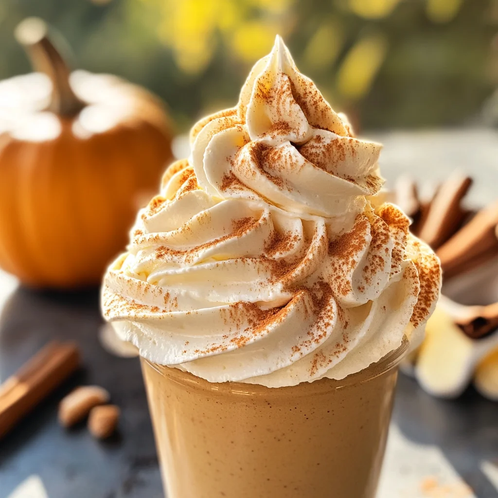 Starbucks Pumpkin Spice Whipped Cream