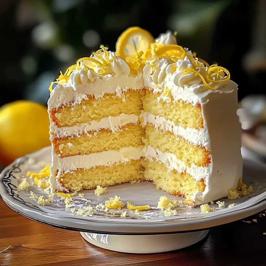 Top 1 Italian Lemon Cream Cake : Irresistible and Luscious