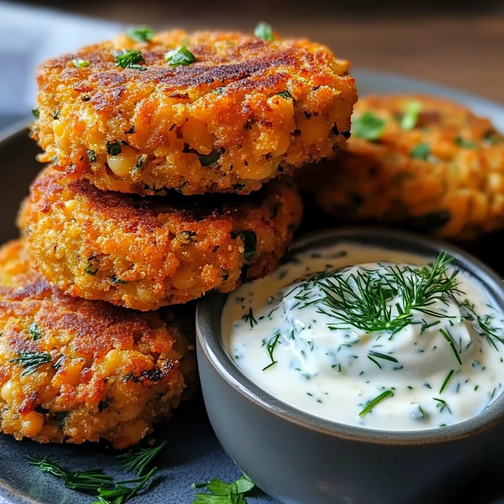 Ultimate Mediterranean Lemon Chickpea Patties with Yogurt Sauce