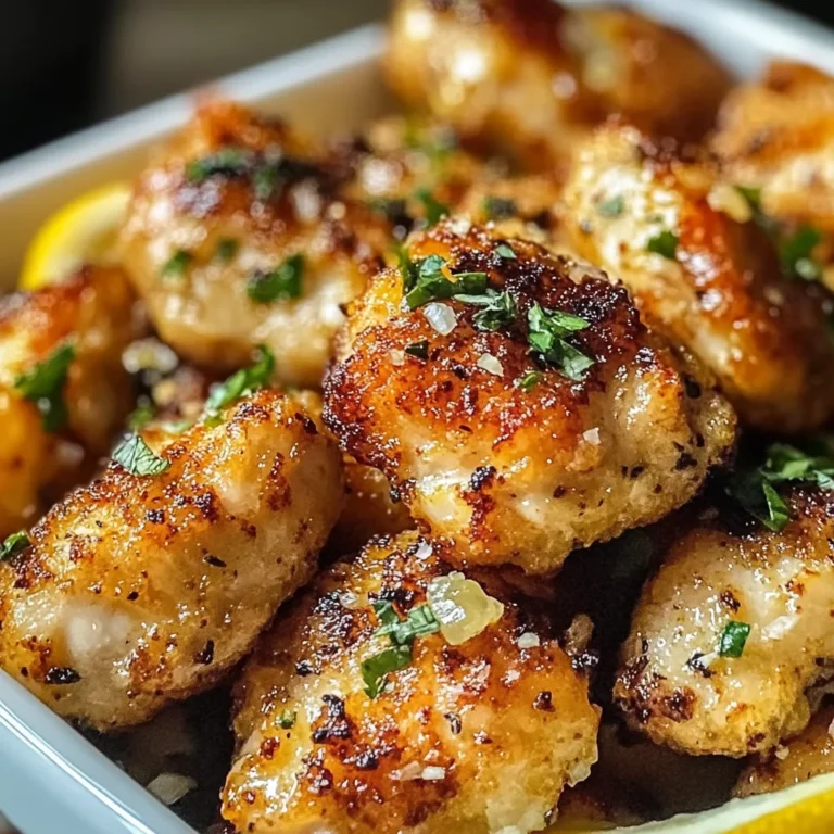 Air Fryer Lemon Chicken Bites