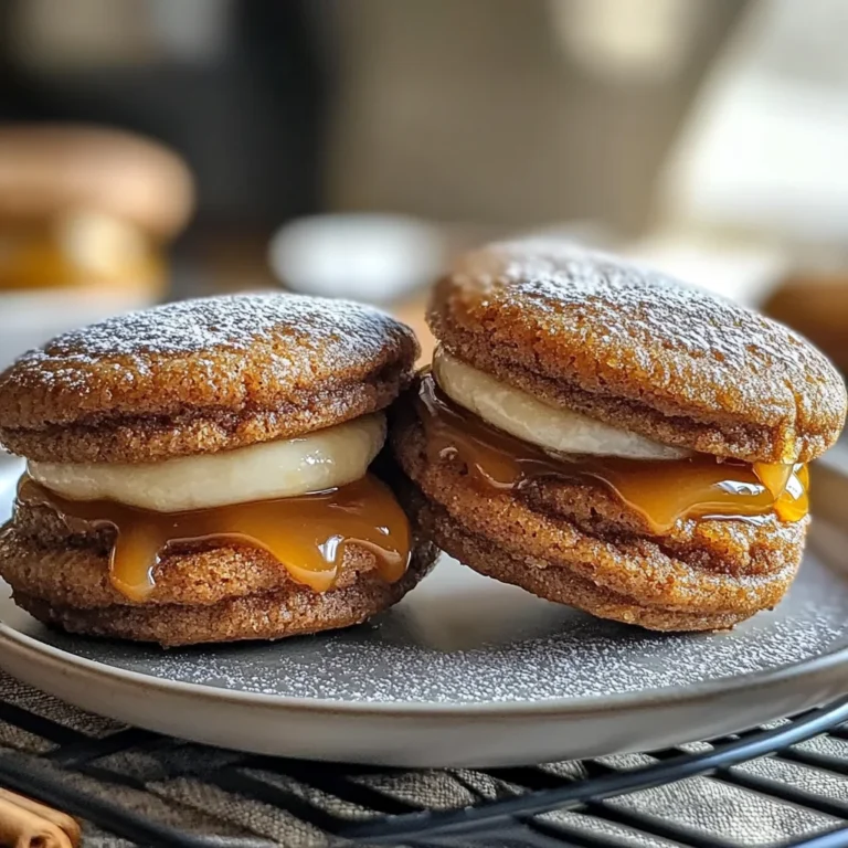 Apple Cider Whoopie Pie Cookies with Caramel